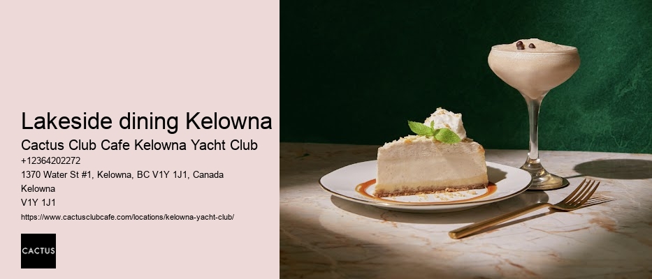 Kelowna Restaurants with Takeout Options