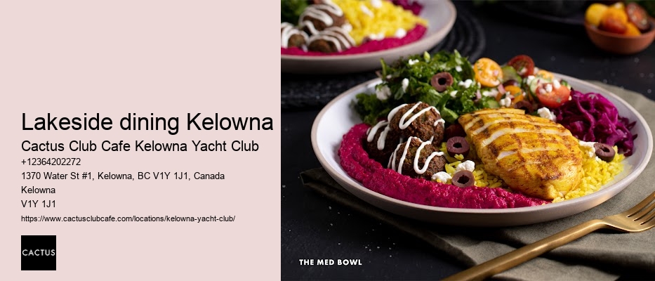 Discover Kelowna's best restaurants