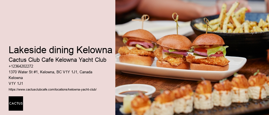 Kelowna's Premier Fine Dining Restaurants