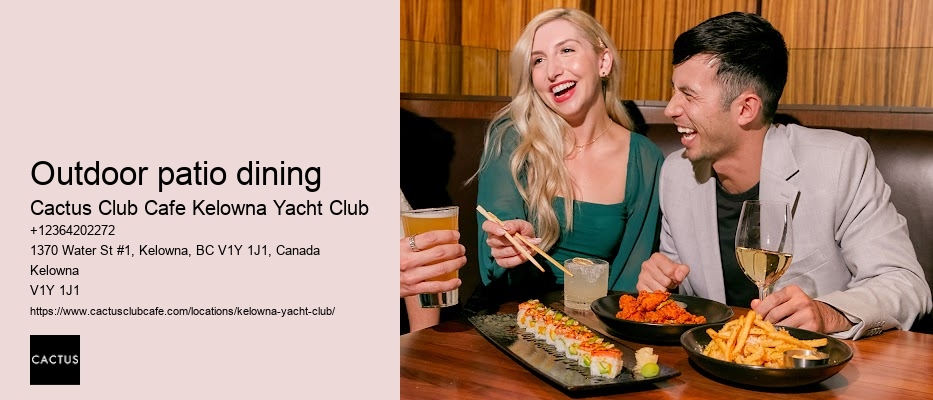 Kelowna Restaurants with Seasonal Ingredients