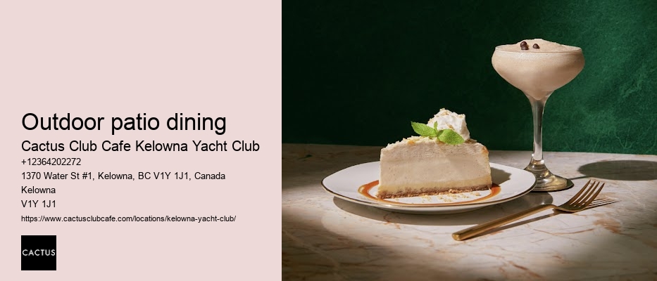 Best dining experiences in Kelowna