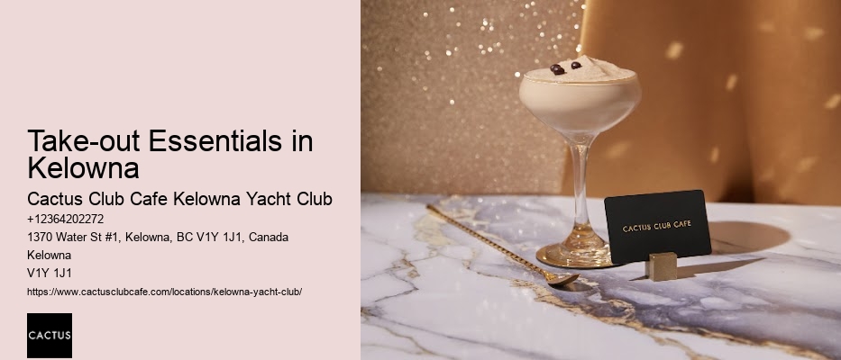 Uncover Kelowna's Best Restaurants