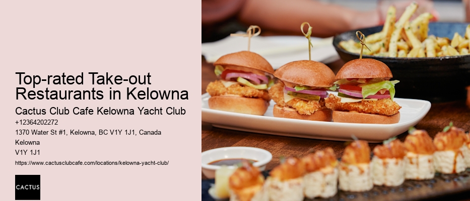 Unearth Kelowna's Best Restaurants
