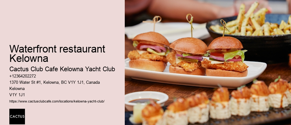Kelowna's Finest Fine Dining Destinations