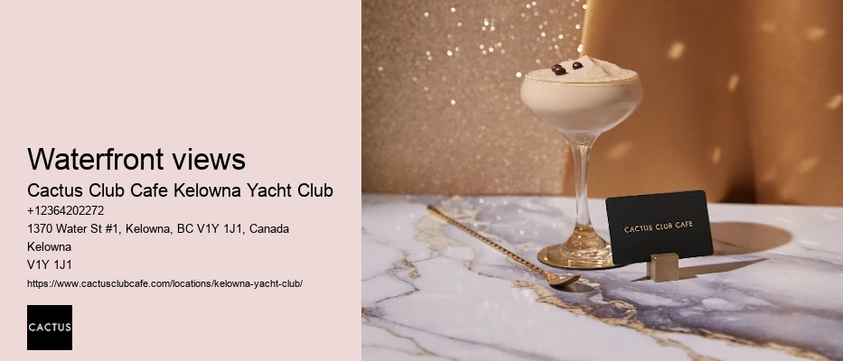 Top-rated restaurants in Kelowna