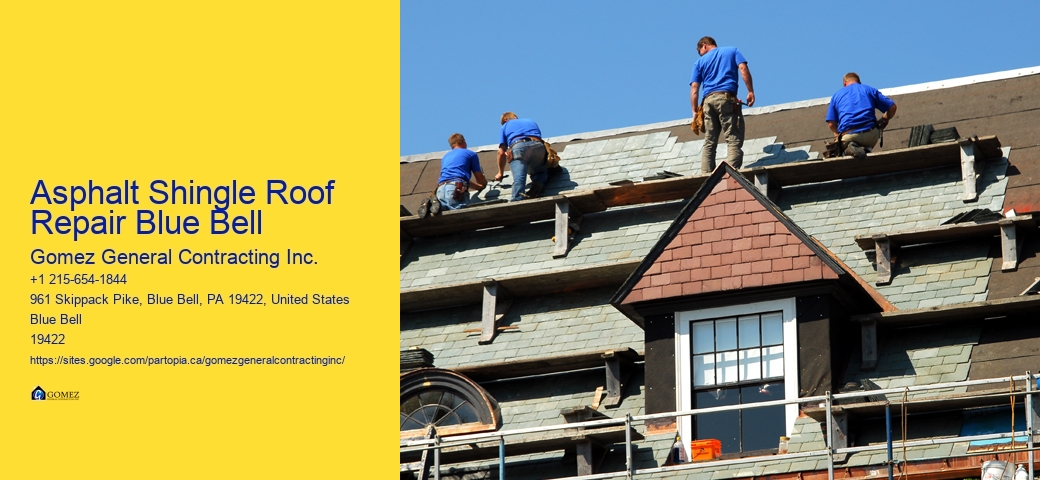 Asphalt Shingle Roof Repair Blue Bell