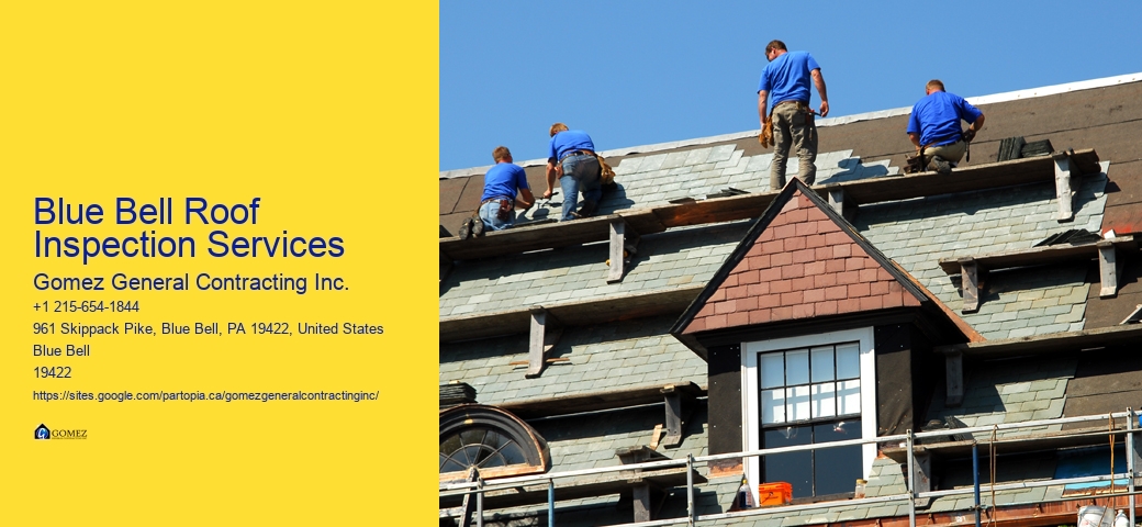 Blue Bell Roof Inspection Services