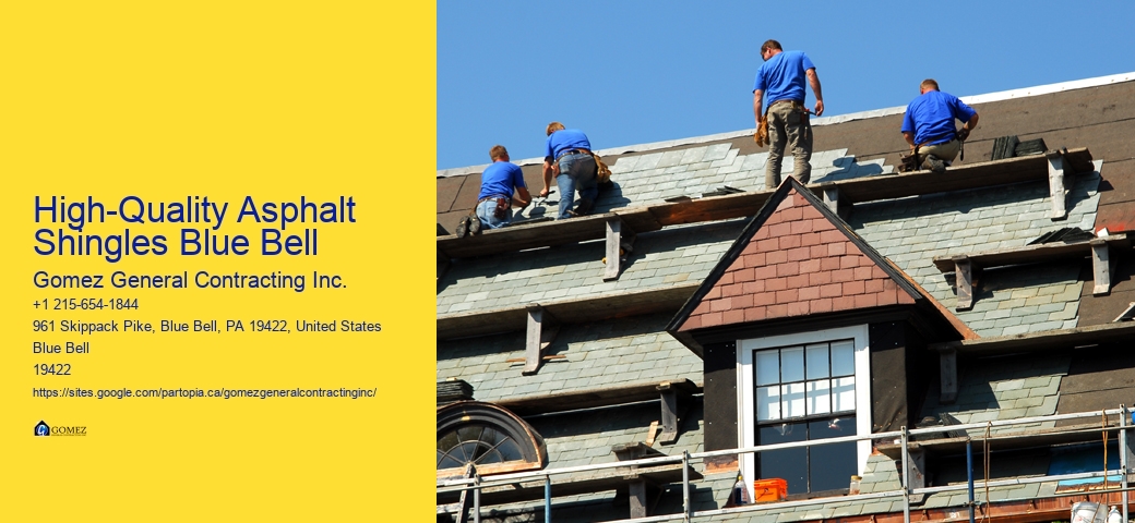High-Quality Asphalt Shingles Blue Bell