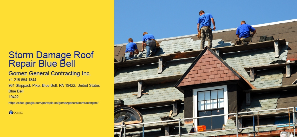 Storm Damage Roof Repair Blue Bell