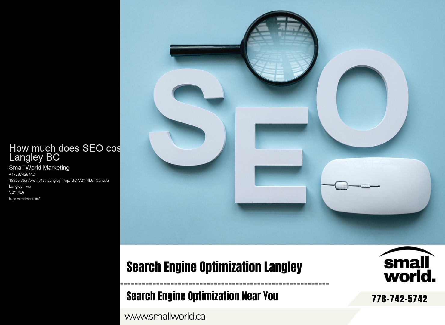 How much does SEO cost Langley BC SEO Experts
