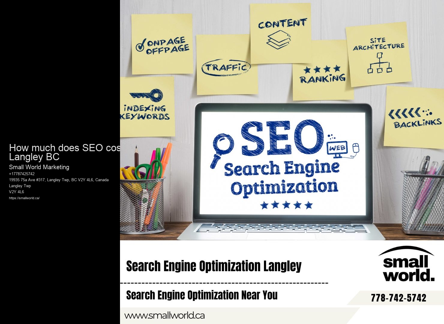 Affordable SEO Consultation Packages How much does SEO cost Langley BC