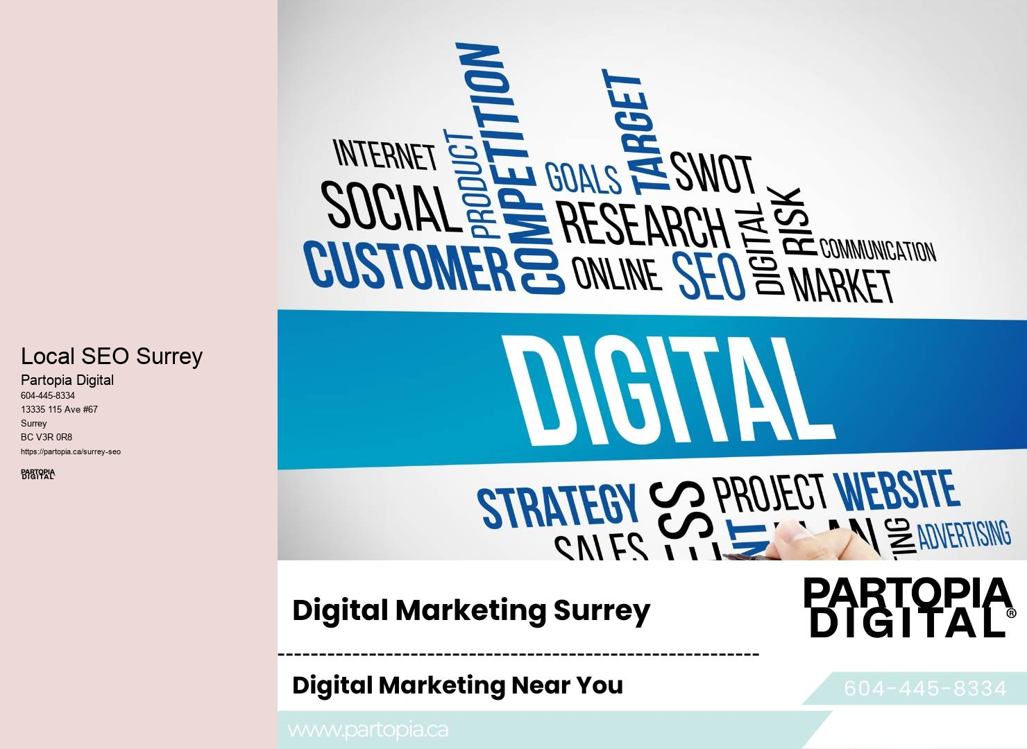 Local SEO Surrey SEO Ranking Improvement