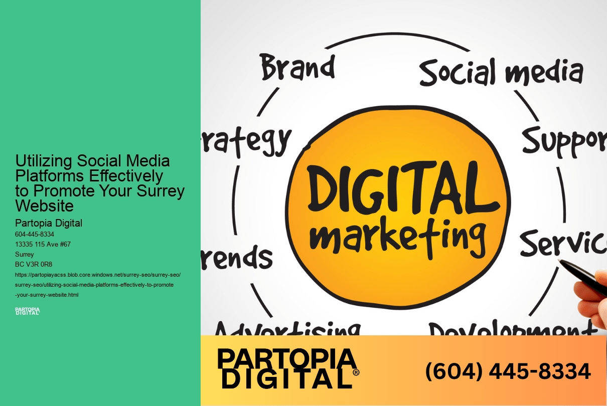 Utilizing Social Media Platforms Effectively to Promote Your Surrey Website