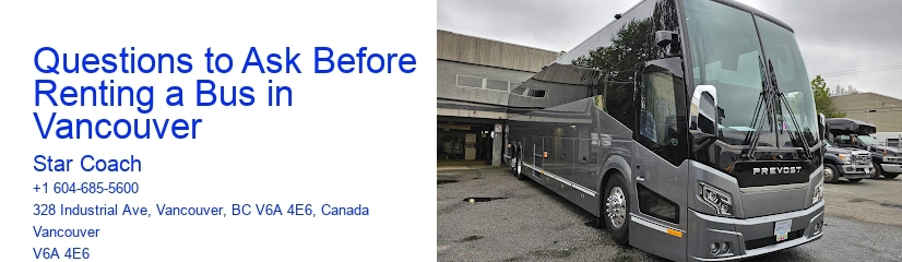 Questions to Ask Before Renting a Bus in Vancouver