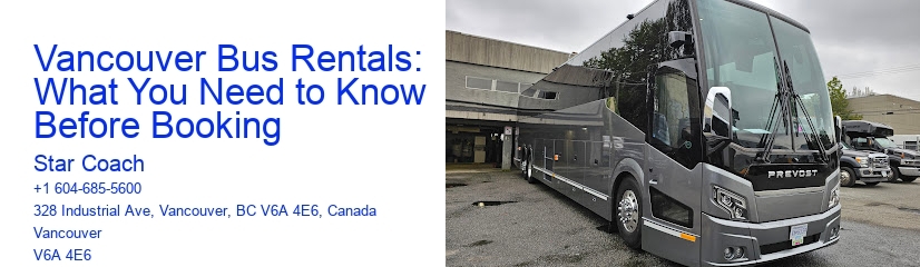 Vancouver Bus Rentals: What You Need to Know Before Booking