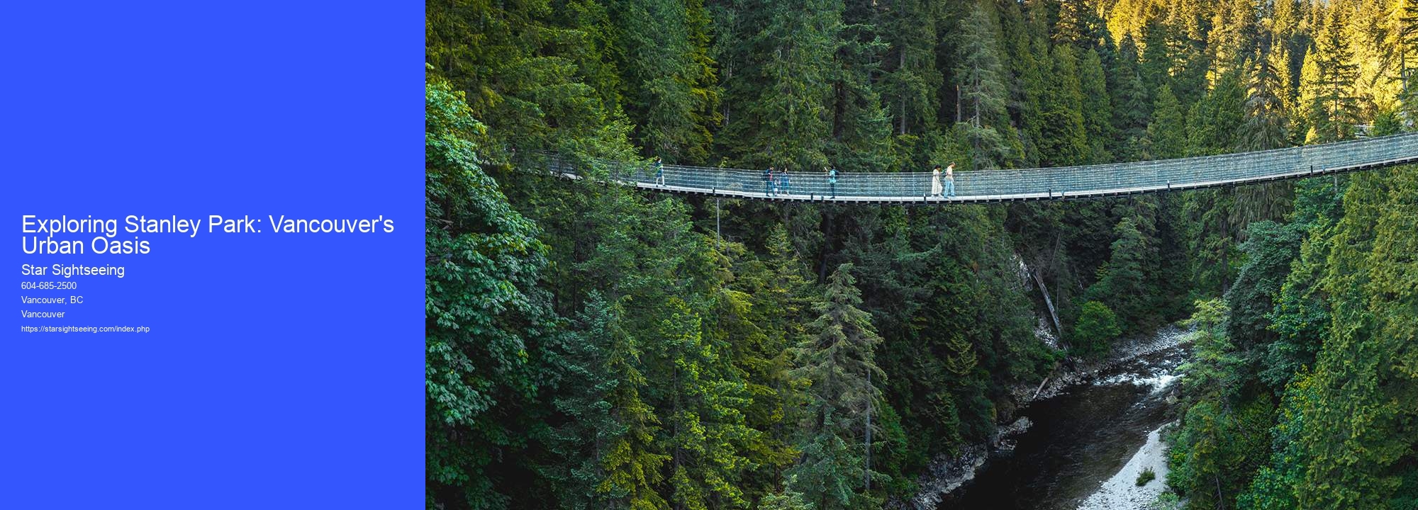 Exploring Stanley Park: Vancouver's Urban Oasis